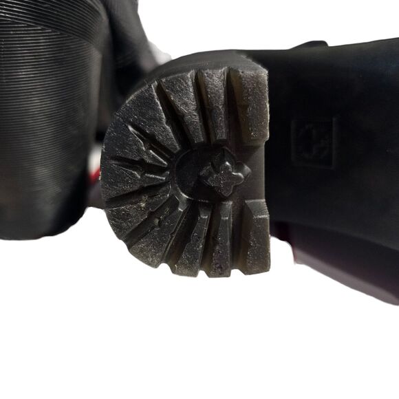 DR, MARTENS Platform Boots Kendra‎ 10-Eye Heel Black Aunt Sally Size 9 - Picture 9 of 11